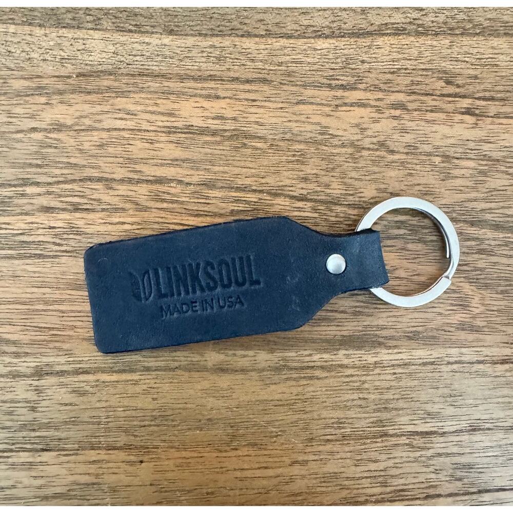 Linksoul Leather Keychain - Blue